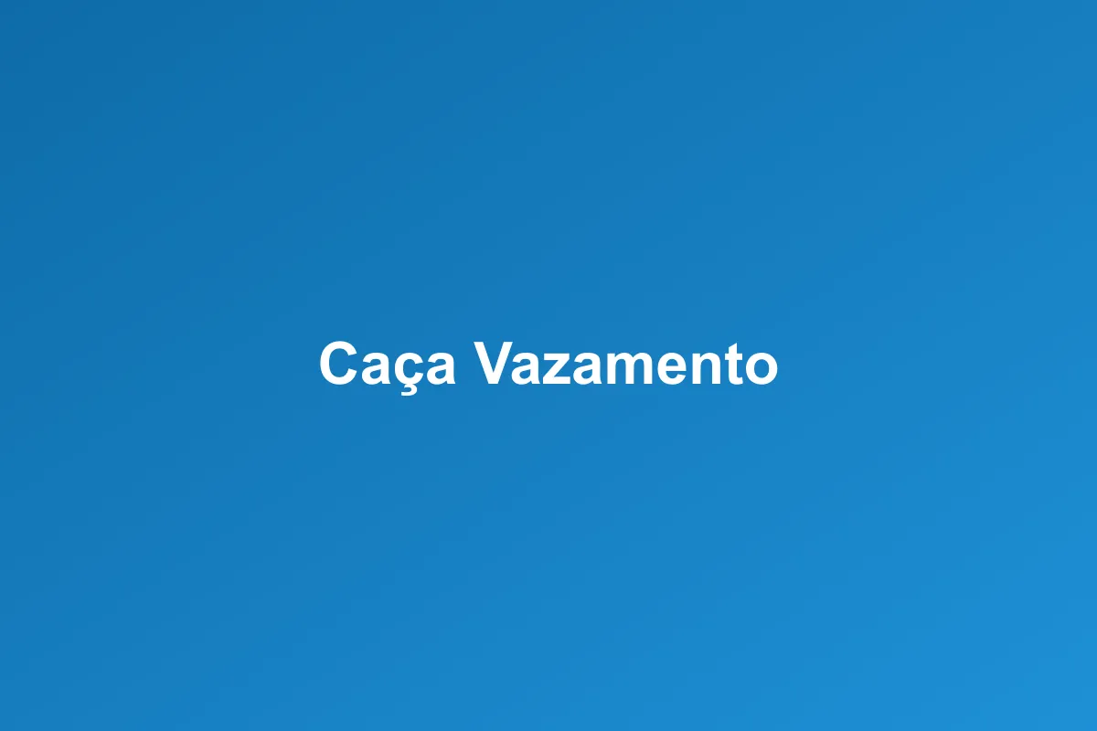 Caça-vazamento de Gás em Mogi das Cruzes